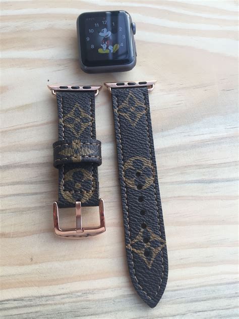 louis vuitton rubber watch strap|authentic Louis Vuitton strap.